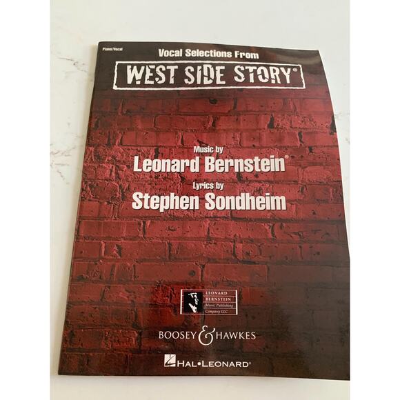 West Side Story, Songbook, Vocal Selections, Leonard Bernstein - Picture 1 of 2